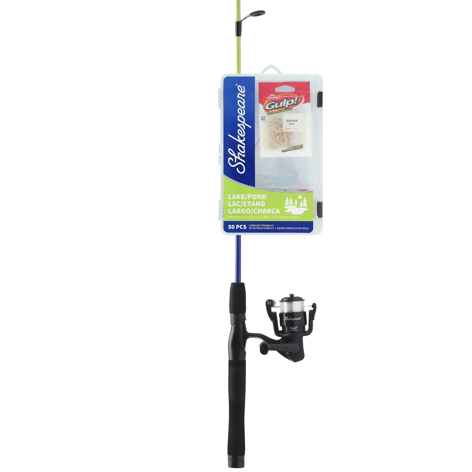 Shakespeare Catch More Fish® Lake Pond Spinning (Yellow) - Image 8