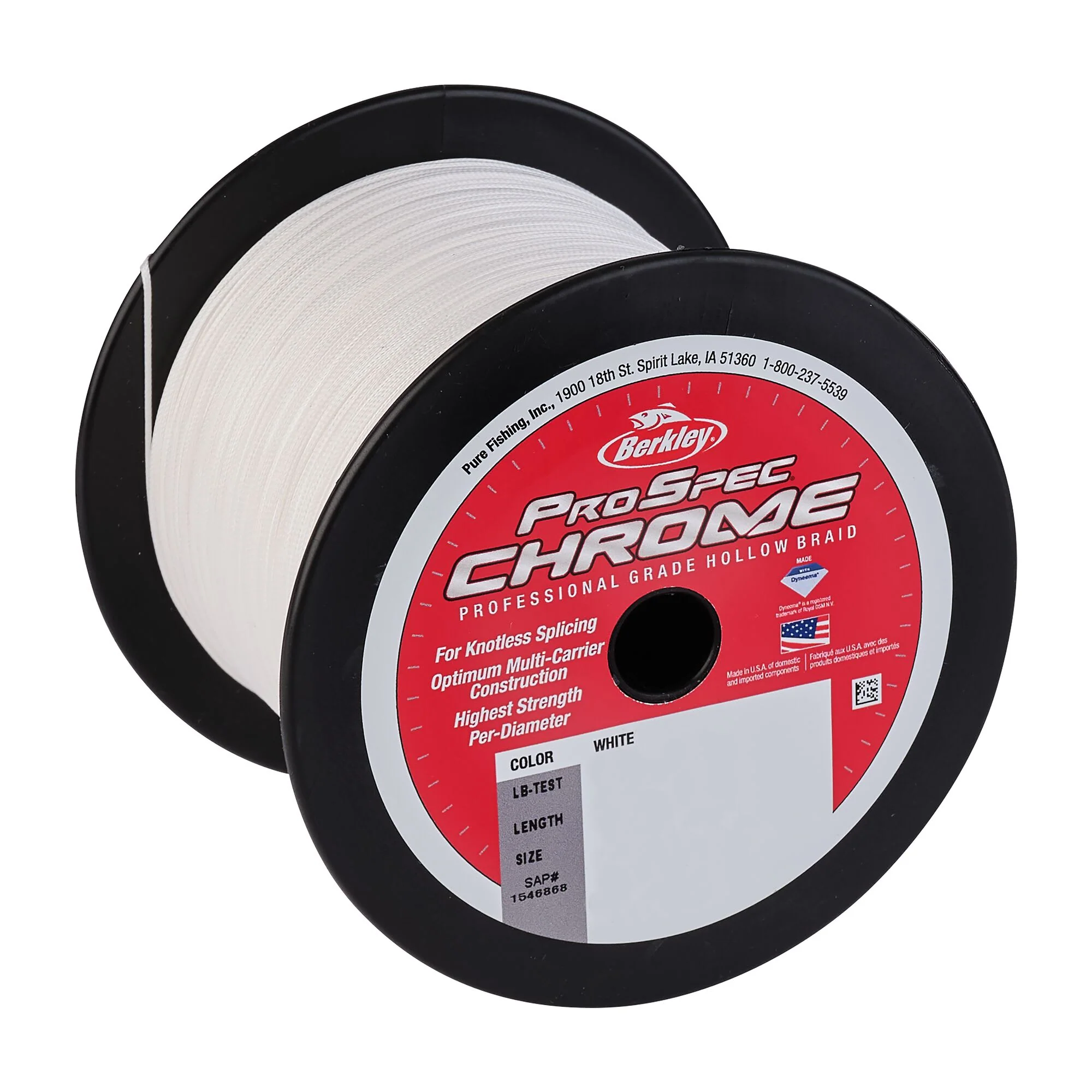 Berkley ProSpec® Chrome Premium Hollow Braid - Image 9