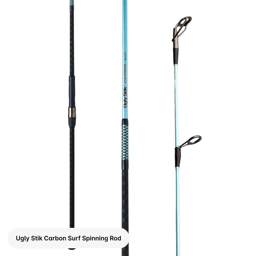 Ugly Stik Carbon + PENN Fierce® IV Surf Spinning Combo - Image 3
